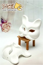 หน้ากากครึ่งหน้ารูปจิ้งจอก 02 (เซต 10 ใบ)